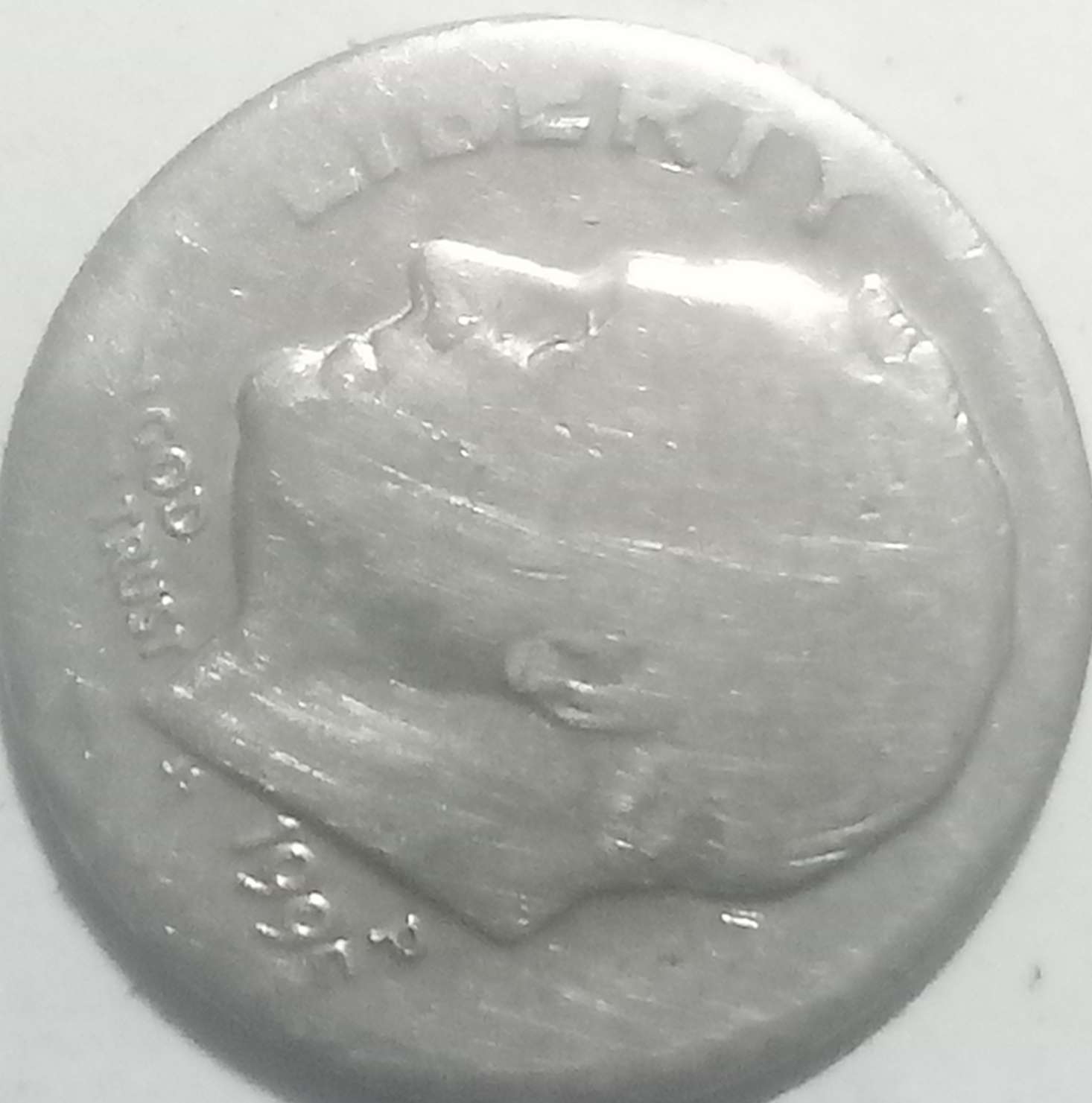1995-P-Rosevelt-Dime-Struck-On-Foreign-Planchet