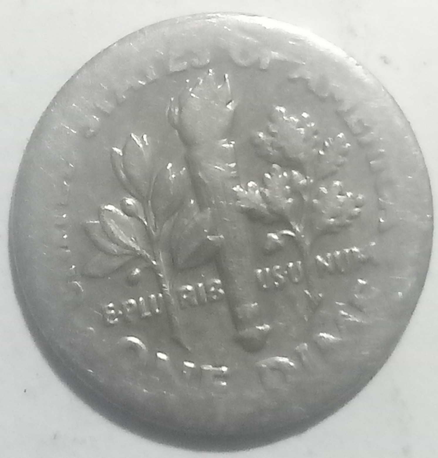1995-P-Rosevelt-Dime-Struck-On-Foreign-Planchet