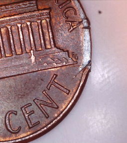 1986--P-Lincoln-Penny-Cuts/Slices-Done-From-Mint-Or-Public-Please!!