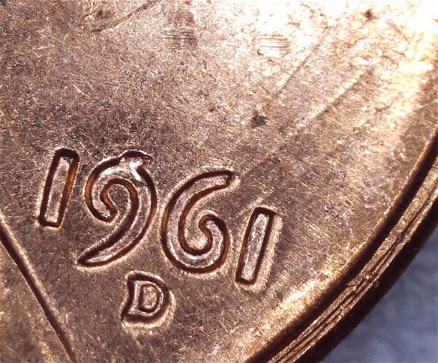 Rolls-Of-Uncirculated-1961-D-Pennies-W/Errors?