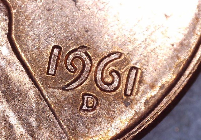 Rolls-Of-Uncirculated-1961-D-Pennies-W/Errors?