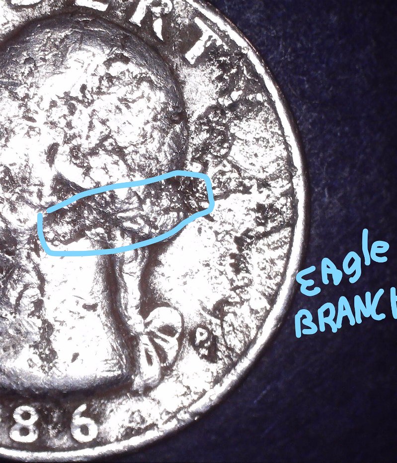 1986-P-Wash-Qtr-Struck-On-Diff-Coin-?-Crazy-OBV-DD?-Just-Circ-Damaged?-Help
