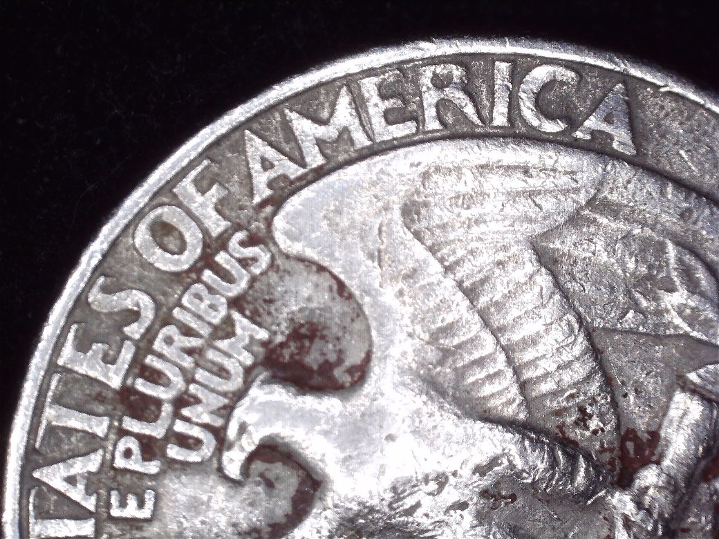 1986-P-Wash-Qtr-Struck-On-Diff-Coin-?-Crazy-OBV-DD?-Just-Circ-Damaged?-Help