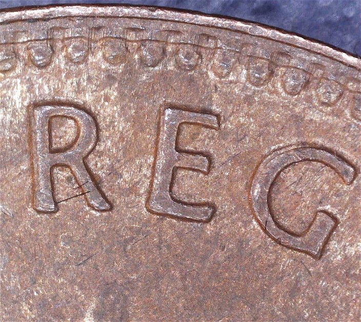 I-Think-I-Have-A-1954-Australian-1/2-Penny/-Double-Die-On-OBV-&-3-Legs-Kang