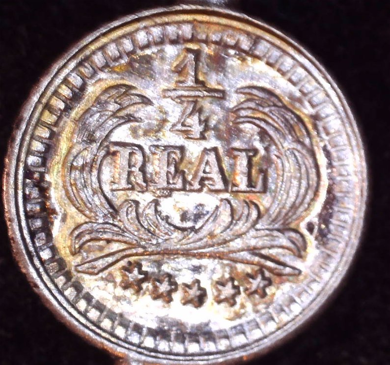 Guatemala-1890-1/4-Real-Coin-/-62-Coin-Chain-How-Would-I-Value-?