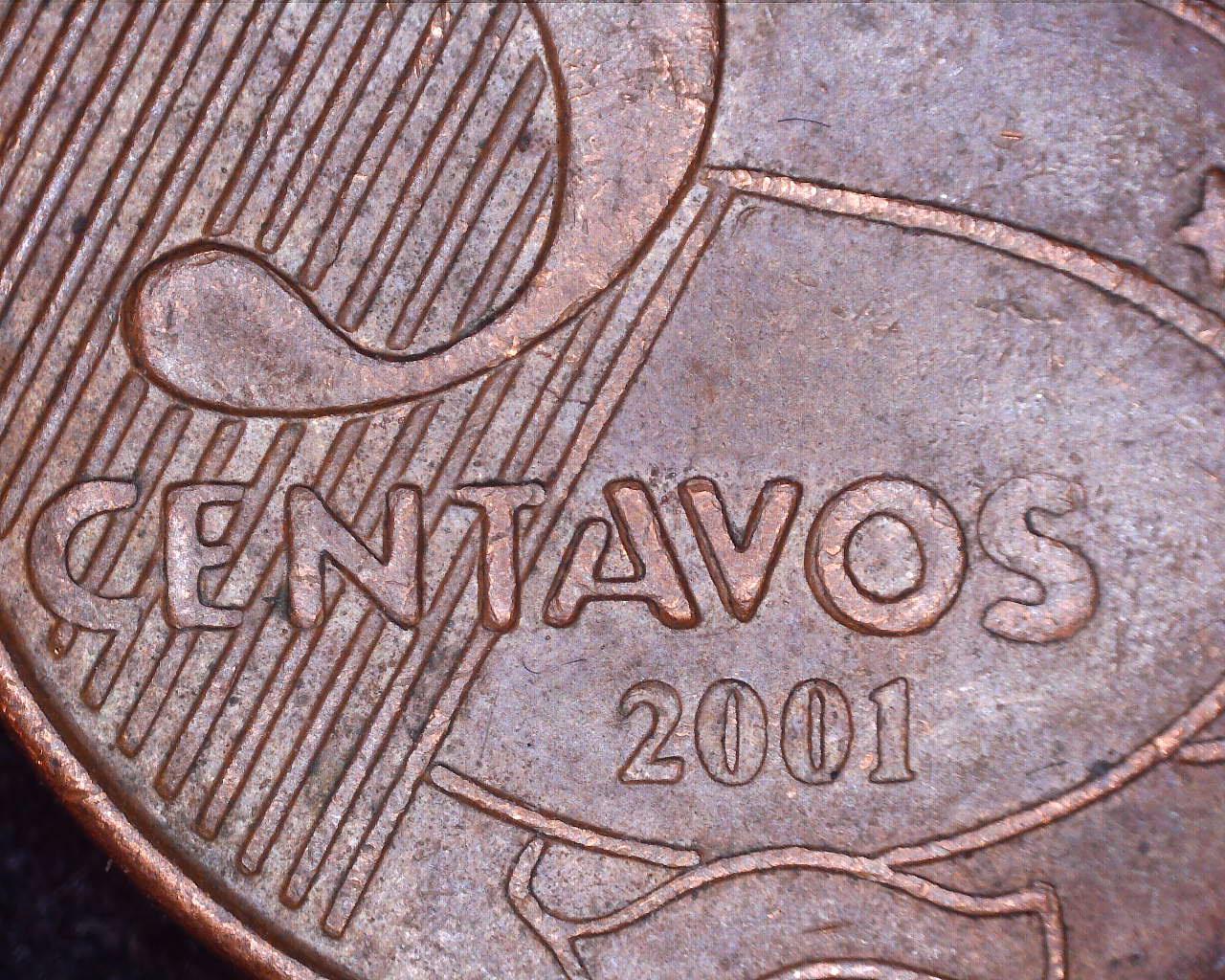 2001--5-Centavos-,-Brazil-Please-Confirm-DD-Letters-And-DD-Stars