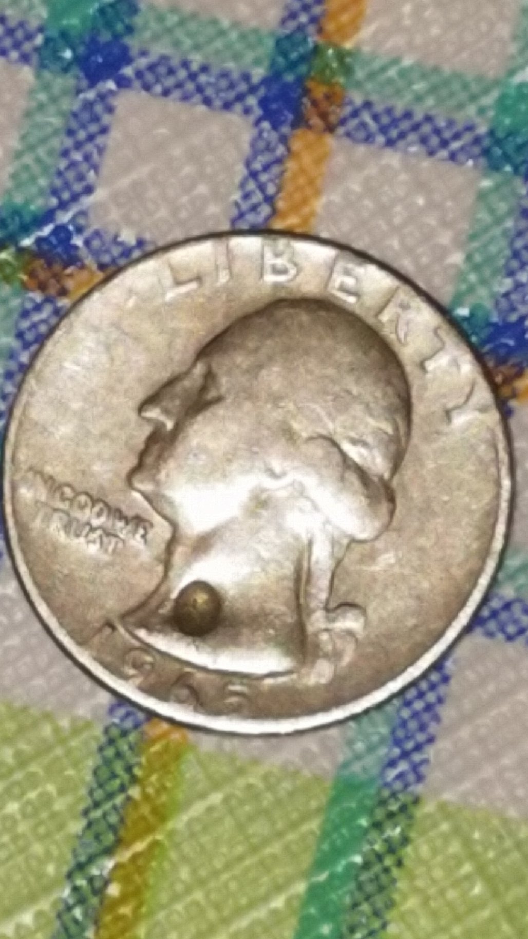 1965-Quarter..-Post-Mint-Damage?