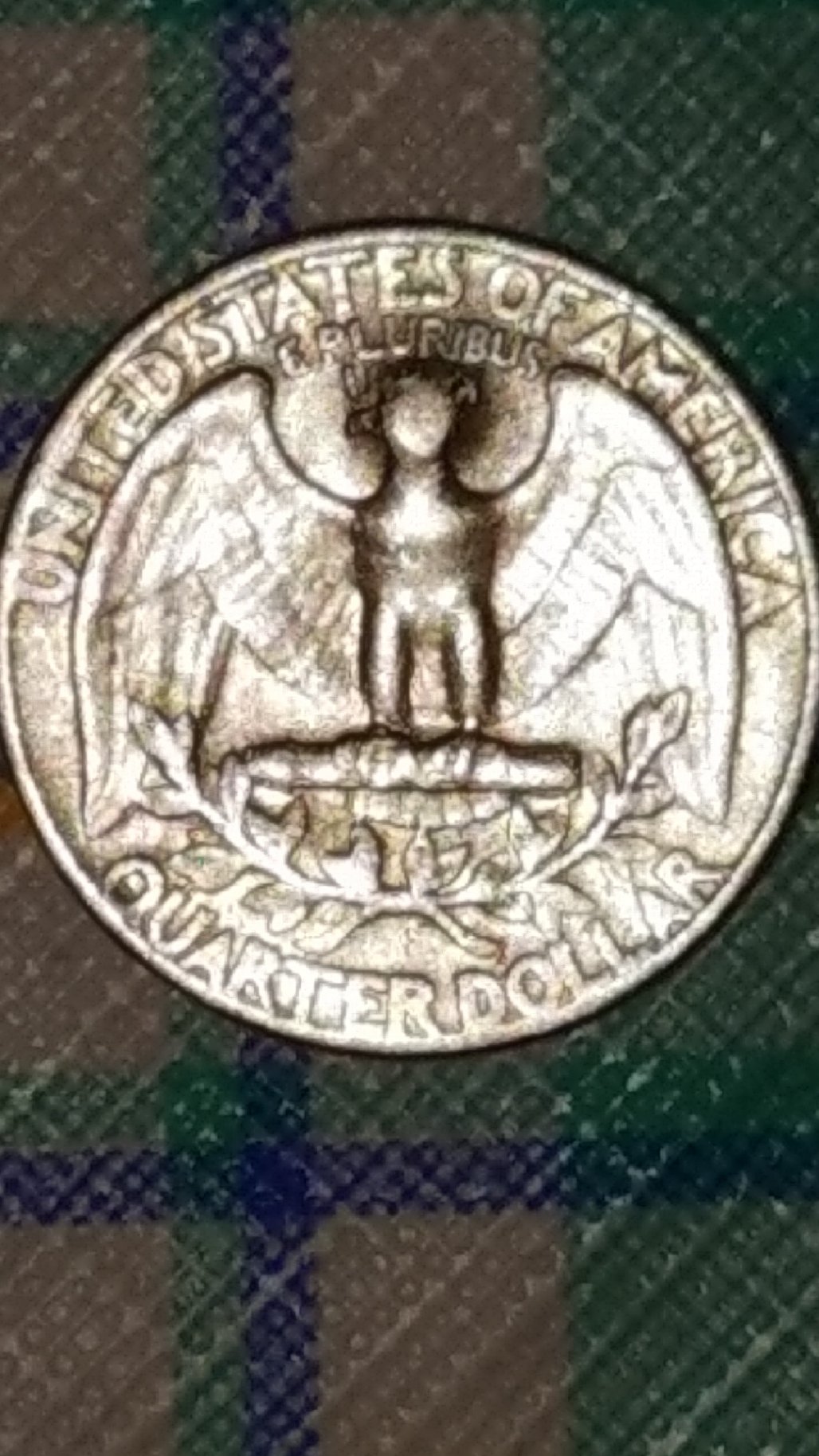 1965-Quarter..-Post-Mint-Damage?