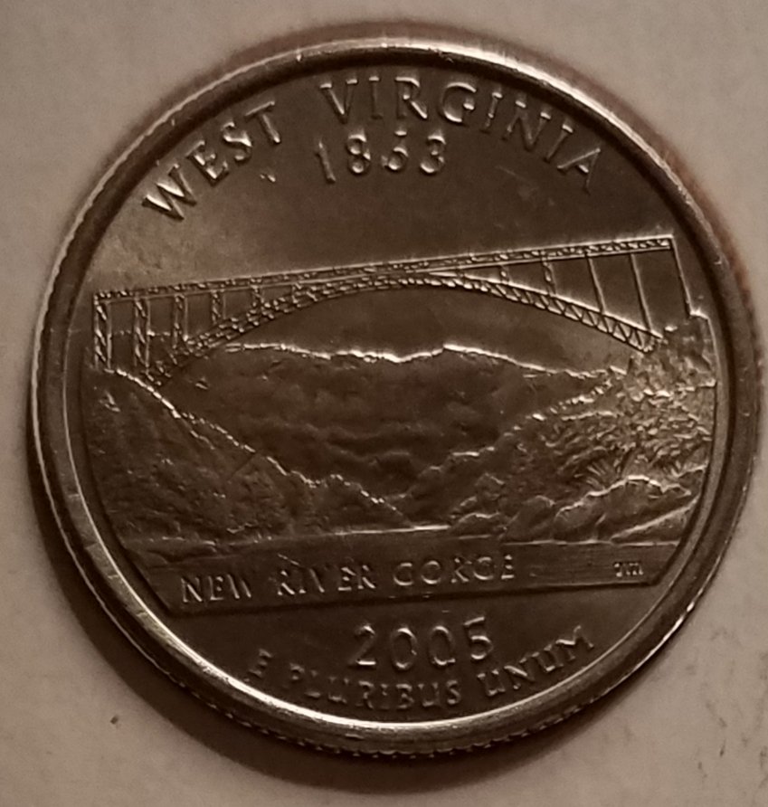 2005-P-West-Virginia-Quarter.-Broad-Struck-Or-Off-Center?
