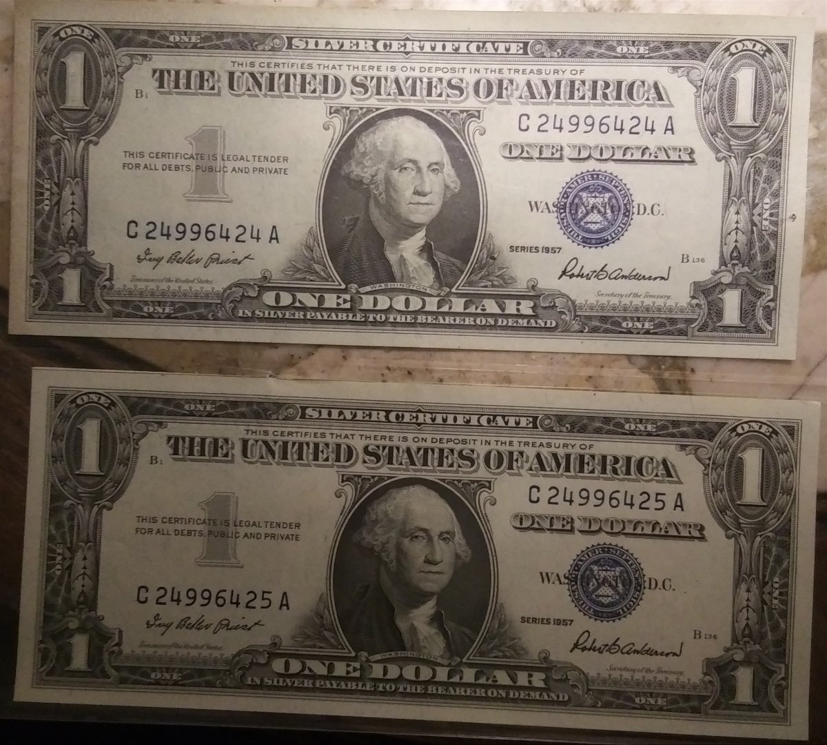 1957-Uncirculated-$1-Silver-Certificates-Serial-Number-Important?