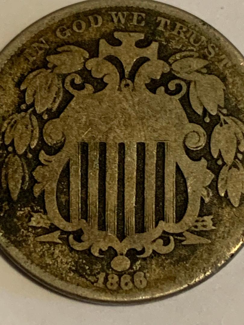 Good-Day,-1866-Ray/Shield-Nickel-Without-5.-Re-Punch-Date.-Please-Comment.