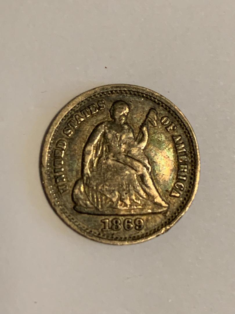 Good-Day.-1869-S-Half-Dime.-Everyone-Please-Comment.