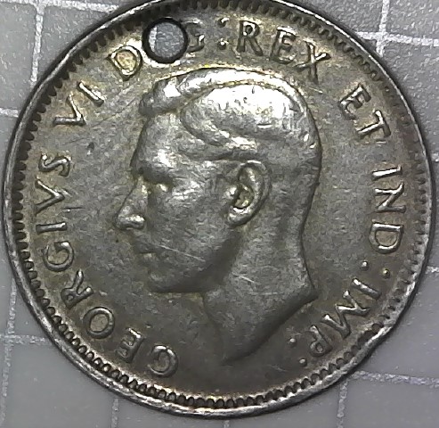 Plated-And-Holed-1946-Penny