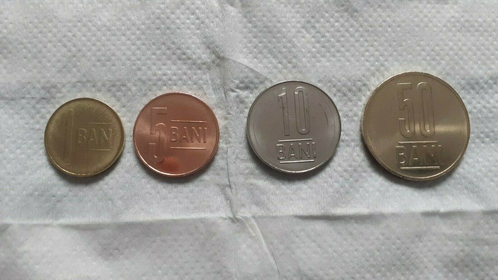 Presentation-Of-Romanian-Circulation-Coins-1,5,10,50-Bani-2020