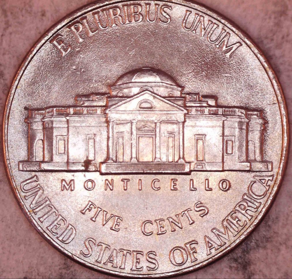 1996-P-Jefferson-Nickel-Die-Chip,-Machine-Doubling?