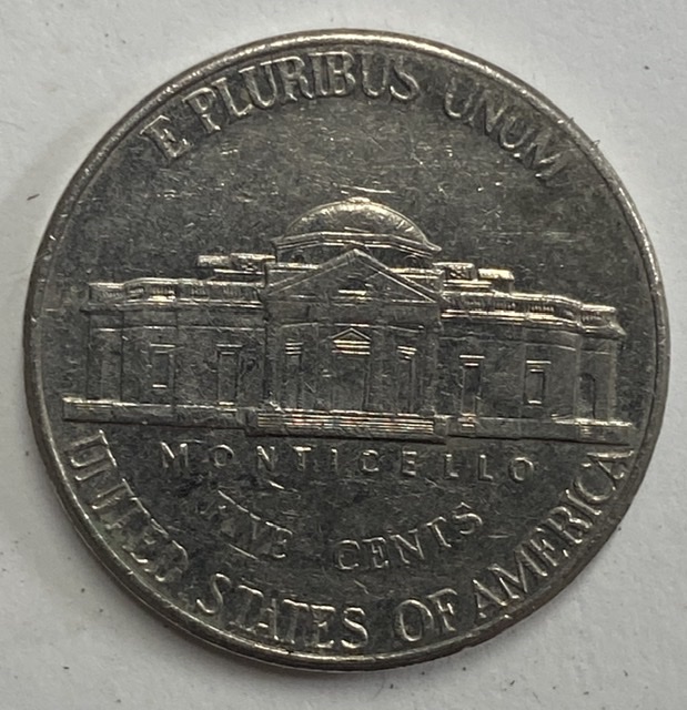 2000-D-Jefferson-Nickel---Misaligned-Die?