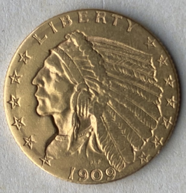 1909-$2.50-Gold-Coin---Grade?