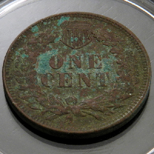 1907-Indian-Head,-Possibly-XF-40,-Green-Patina-Or-Bronze-Disease?