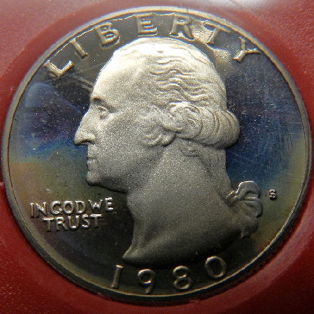Worth-Of-1980-S-Proof-Set-With-Blue-Rainbow-Toning