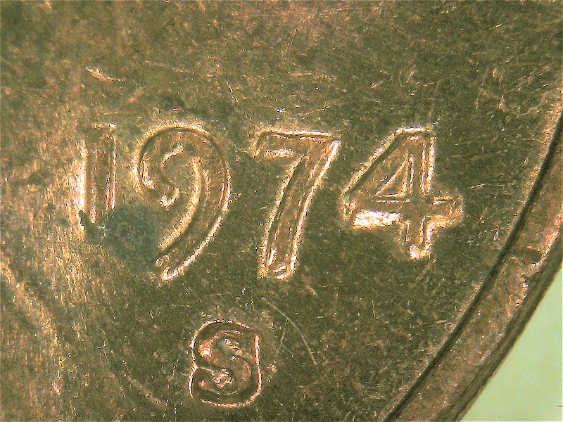 1974-S-Penny-Mint-Mark