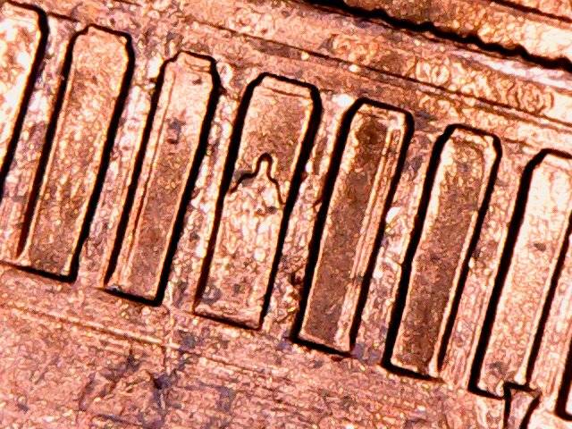 1963-Penny-Doubling-On-The-Face,-Date-And-Look-Like-Letter-On-Face?