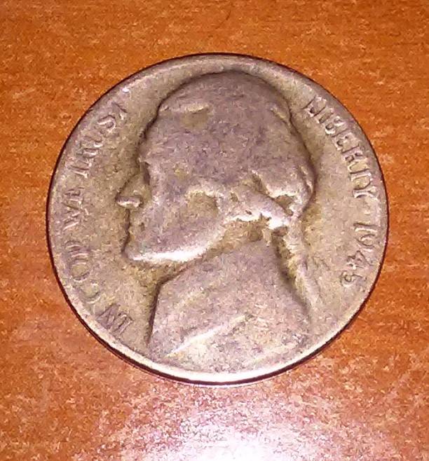 1945-S-&-1941-War-Nickel-Found-In-Bank-Roll