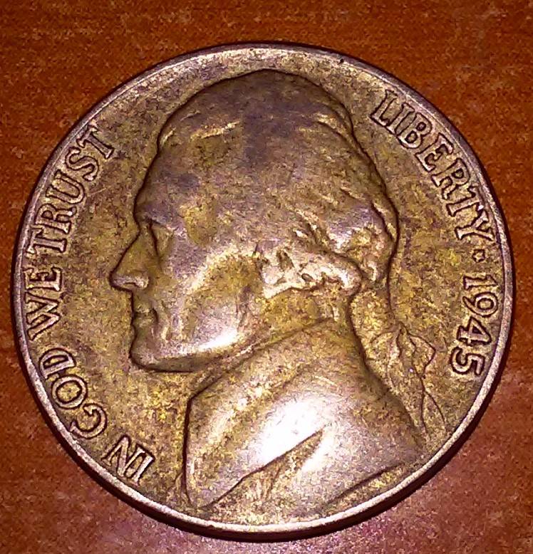 1945-P--War-Nickel-Found-In-Bank-Roll