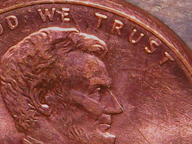 2004-P-Cent-Possible-Die-Crack-Or-Damaged