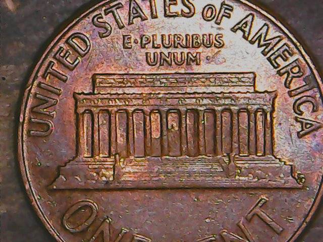 1964-D-Cent-Lamination-Error-On-Neck