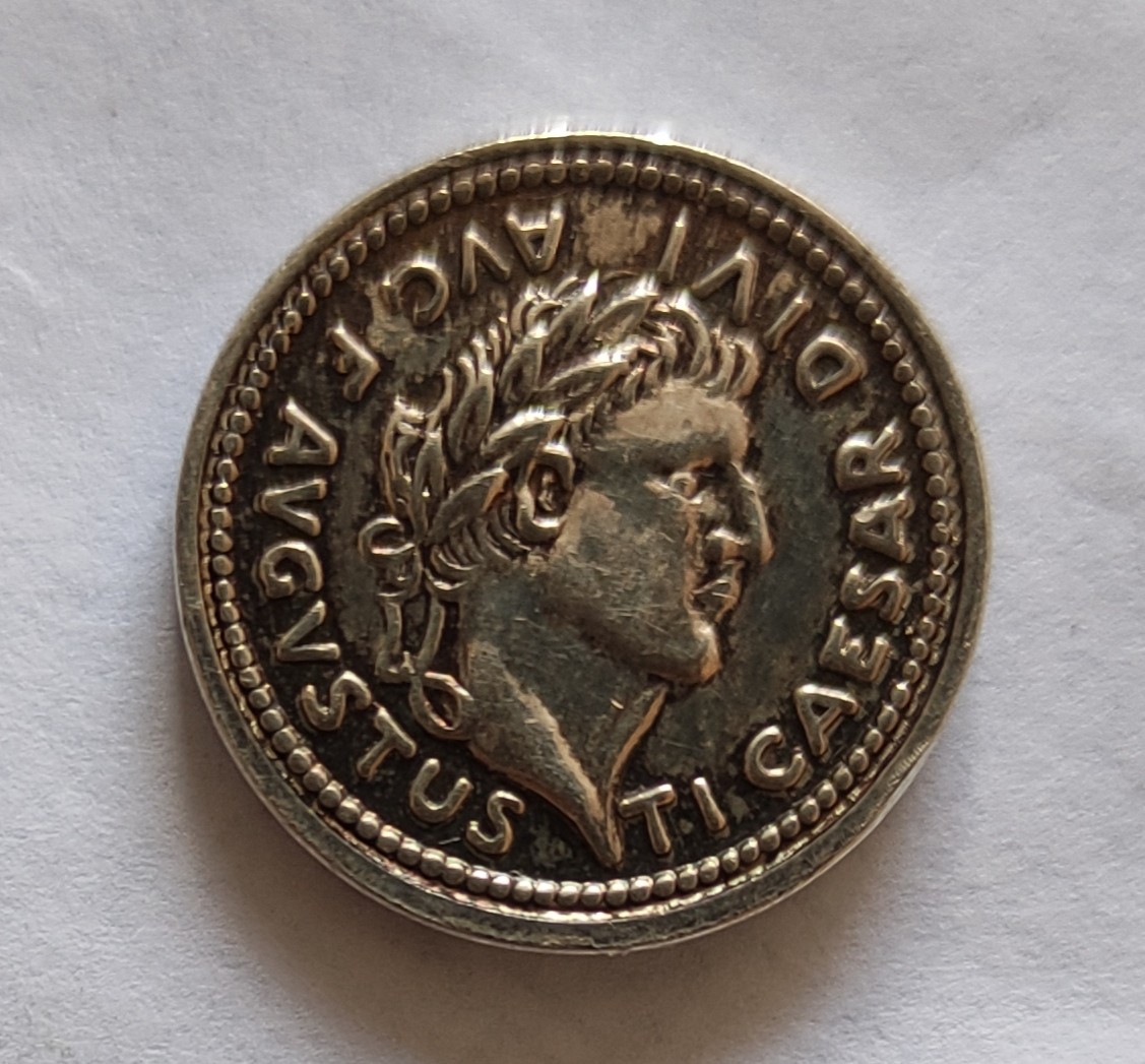 The-Tiberius-Denarius---'The-Tribute-Penny'-Modern-Reproduction
