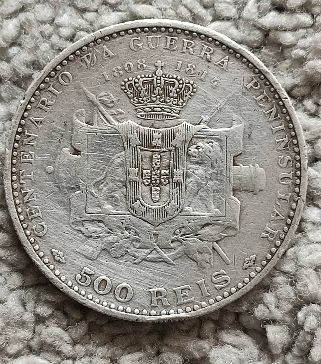 1910-500-Reis-Portugal-Guerra-Peninsular-Commerative