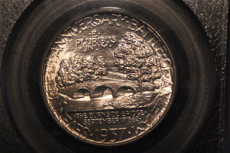 Two-Civil-War-Commemorative,-Antietam-And-Gettysburg