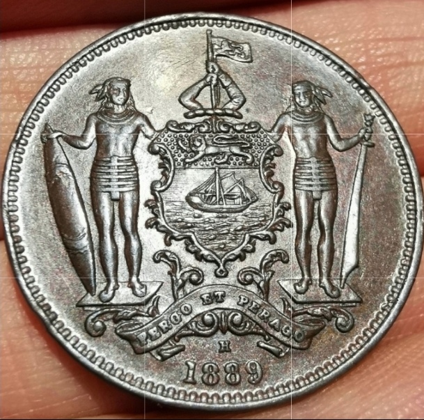 1889-North-Borneo-One-Cent