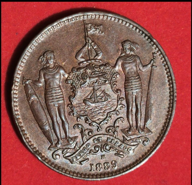 1889-North-Borneo-One-Cent