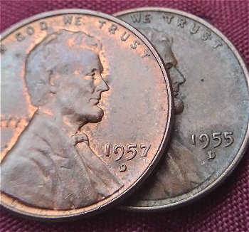 57d-And-55d-Lincoln-Wheat-Pennies
