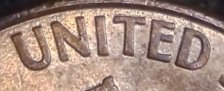 1999-D-Lincoln-Cent-With-Lines-In-The-Letters-Of-The-Reverse