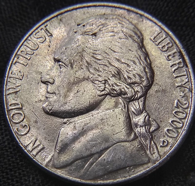 2000-D-Jefferson-Nickel-Grease-Or-Damage?