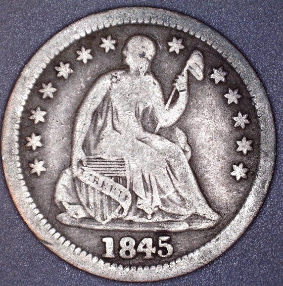 1845-Half-Dime,-Grade-Please