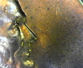 1953-D-Wheat,-2-Coins-W/-Same-Error-Found-In-OBW,-Is-It-Debris?