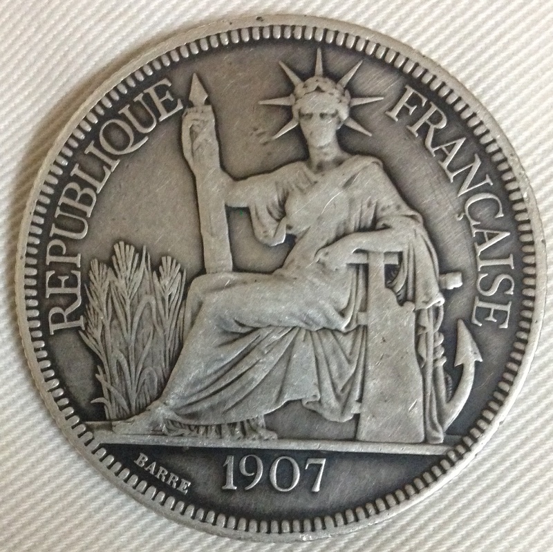 1907-French-Indo-China-Piastre:-Bona-Fide-Or-Bamboozle?