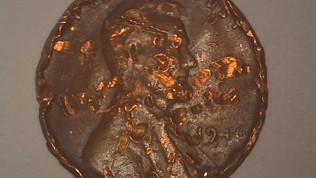 1946-Wheat-Cent-Distressed.--What-The-Heck?-Please-Help