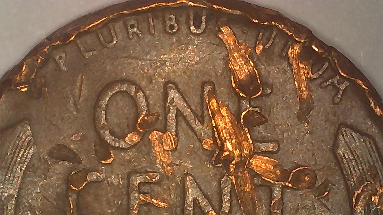1946-Wheat-Cent-Distressed.--What-The-Heck?-Please-Help
