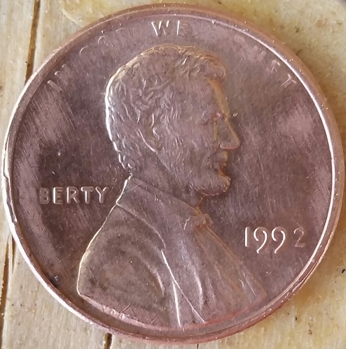 1990-P-Lincoln-Memorial-Cent-Struck-Through-Grease