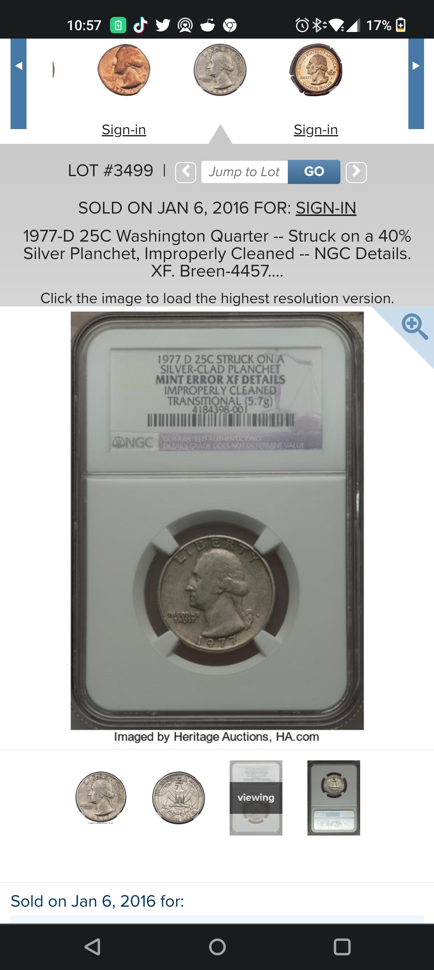 Could-This-Be-My-First-Major-Find!-1979-Quarter-Struck-On-Silver-Planchet