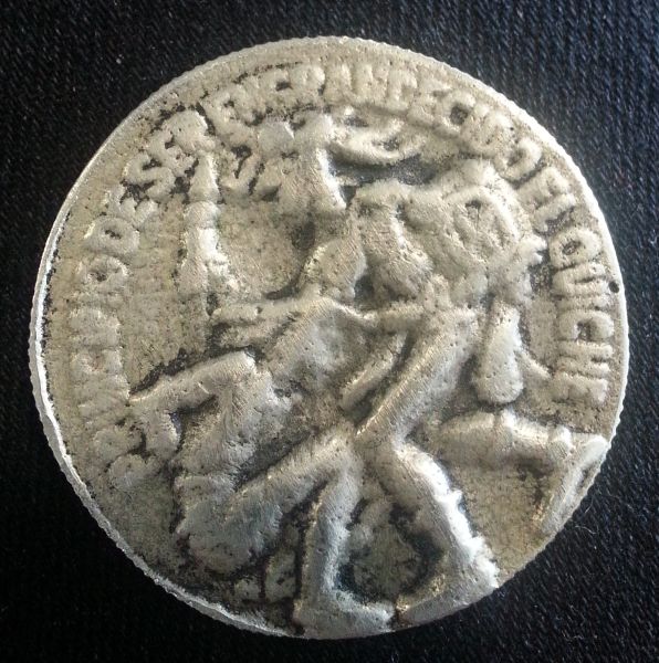 Help-Identifying-Old-Possibly-Mayan?-Coin-Id:-Cast-Souvenir/Fake