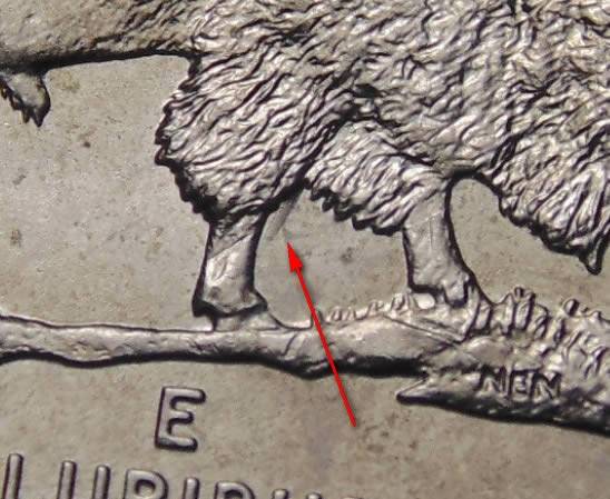 2005-Bison-Nickel-Die-Scrape/Gouge?