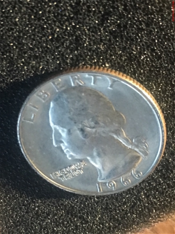 1966-Washington-Quarter.-Looks-Like-It's-Never-Been-Out-Of-A-Roll