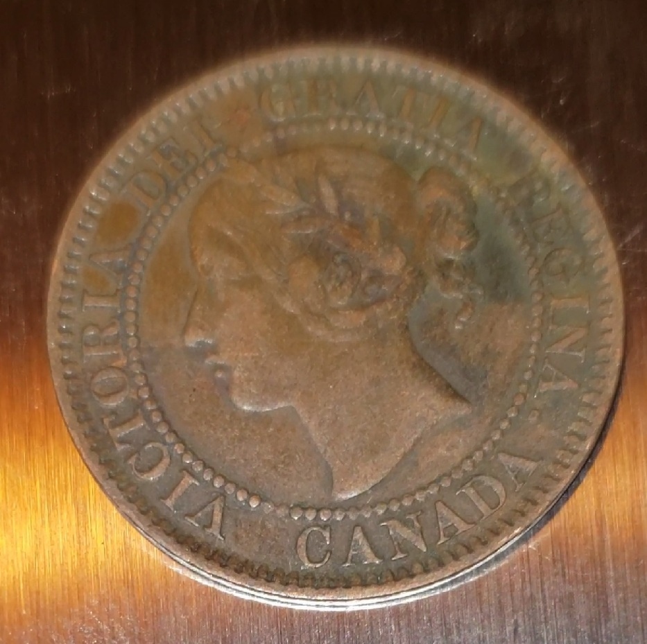 1859-Canadian-Large-Cent-,-Errors-?-4.30g