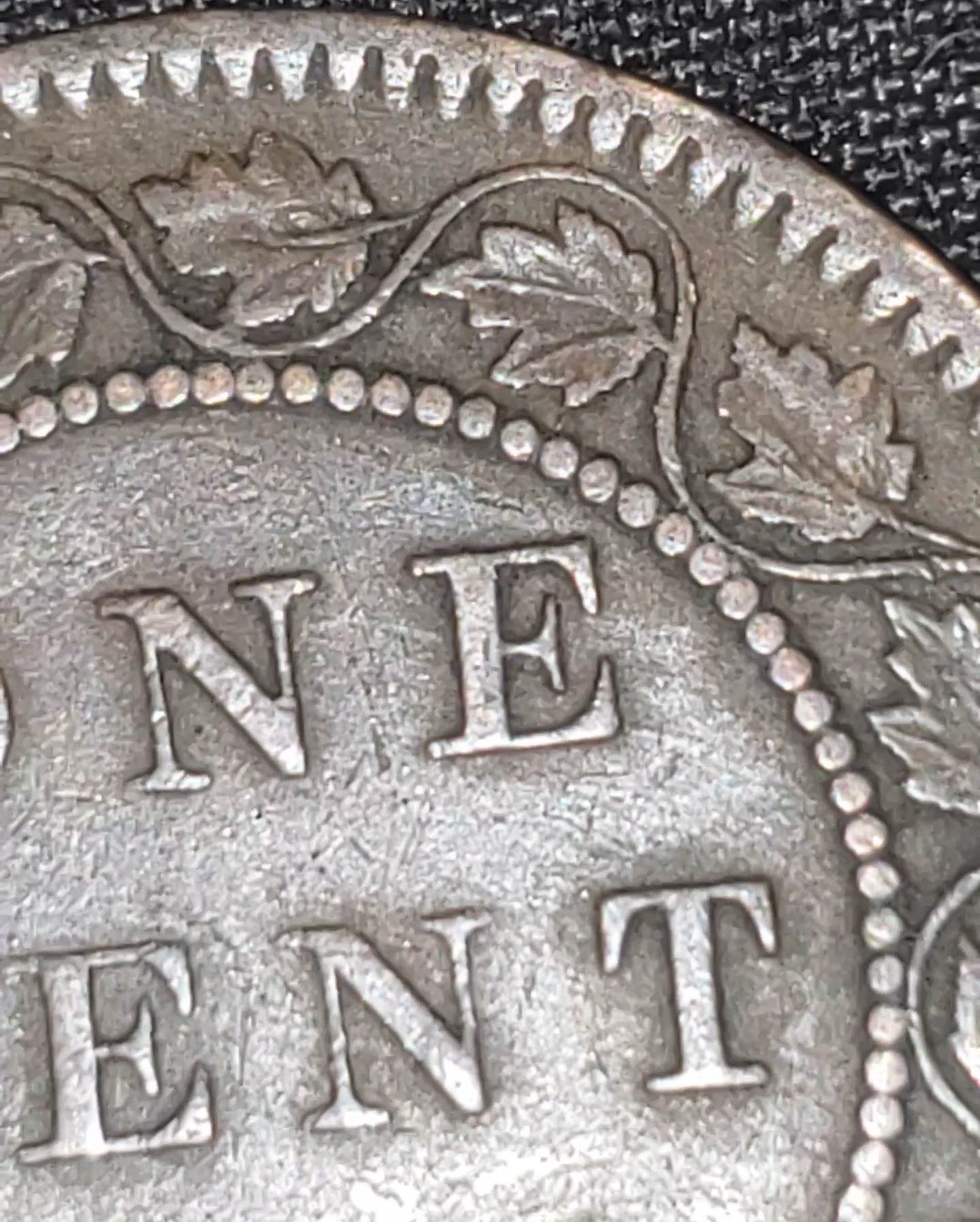 1859-Canadian-Large-Cent-,-Errors-?-4.30g