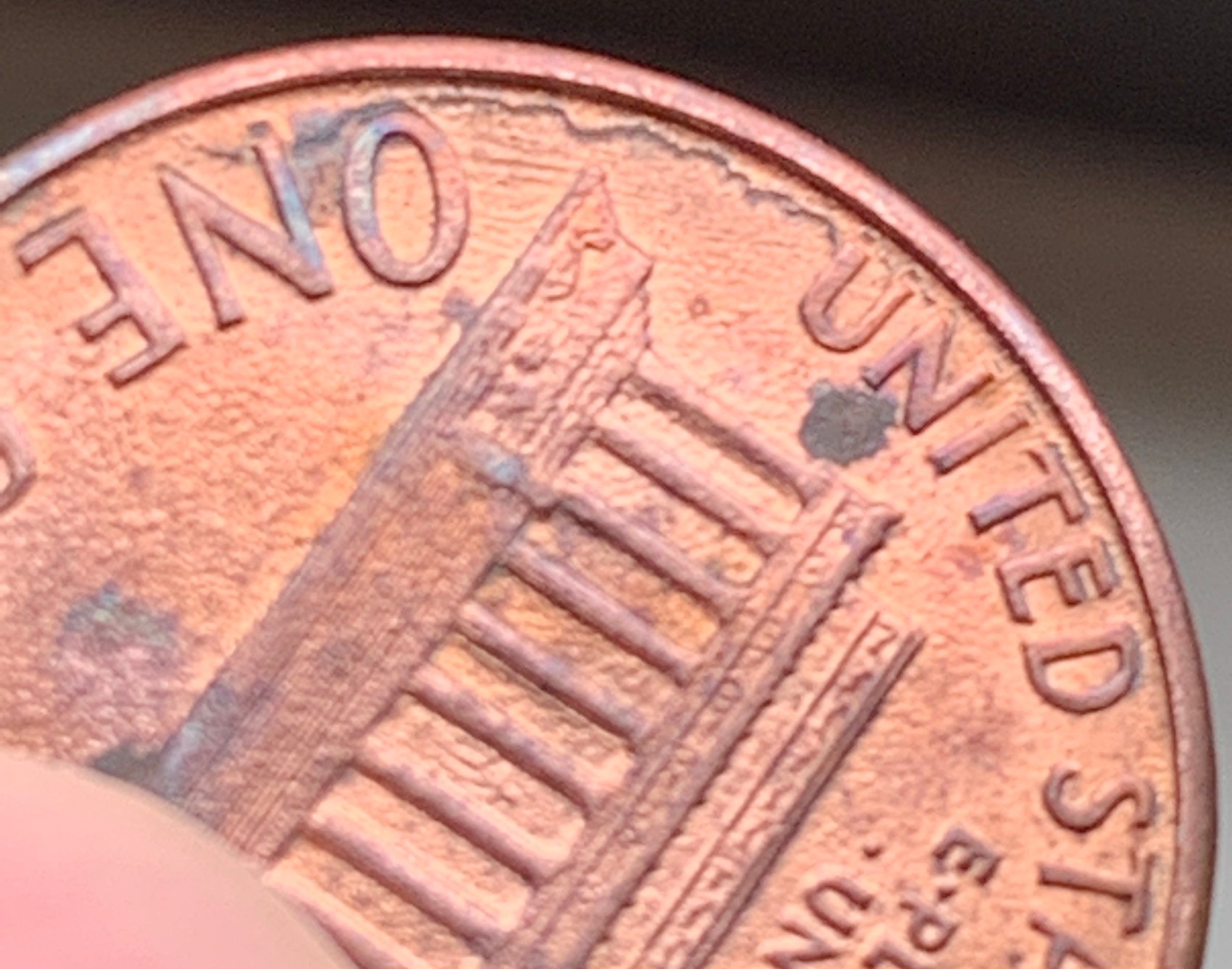 1989-Penny,-Fun-New-Find,-Crack-Along-Upper-Quadrant,-Both-Sides
